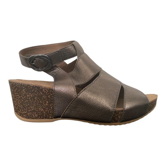 Dansko New Women's Sandal Sera Pewter size 38 - Picture 3 of 9